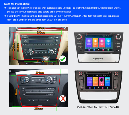 Navigatie auto, Pachet dedicat BMW M3 E90 E91 E92 E93, Android 11, 7 Inch [12]