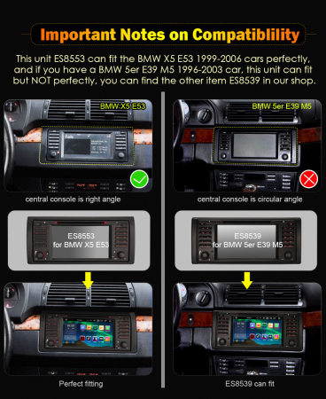 Navigatie auto, Pachet dedicat  BMW X5 E53 , Android 12 [11]