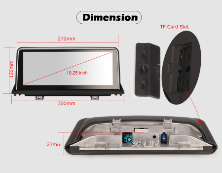 Navigatie auto, Pachet dedicat, BMW X5 E70 CIC X6 E71 CCC, 10.25 Inch, Android 10, Octa Core [14]