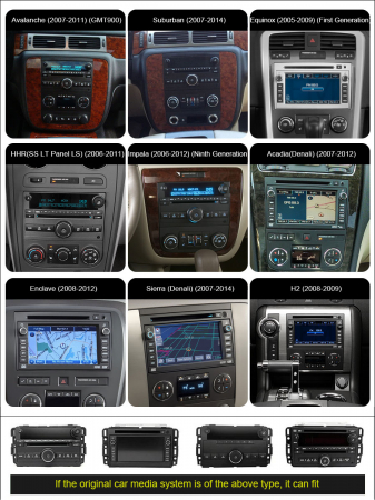 Navigatie auto, Pachet dedicat Chevrolet Silverado Buick GMC HUMMER H2, Android 13 [13]