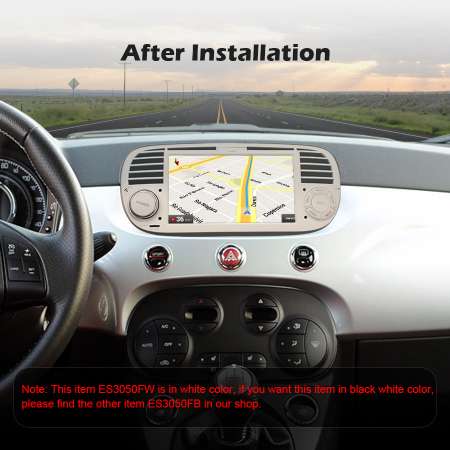 Navigatie auto, Pachet dedicat Fiat 500 2008-2015, Android 11, 7 inch [11]
