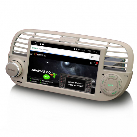 Navigatie auto, Pachet dedicat Fiat 500 2008-2015, Android 11, 7 inch [2]