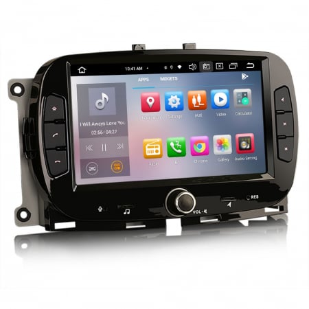 Navigatie auto, Pachet dedicat Fiat 500/500C/500S/500E 2016-2019 and 500 Hybrid 2020-2021 , Android 13 [2]