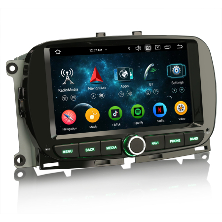 Navigatie auto, Pachet dedicat Fiat 500 500C 500S 500E 2016-2019 and 500 Hybrid  , Android 14 [5]
