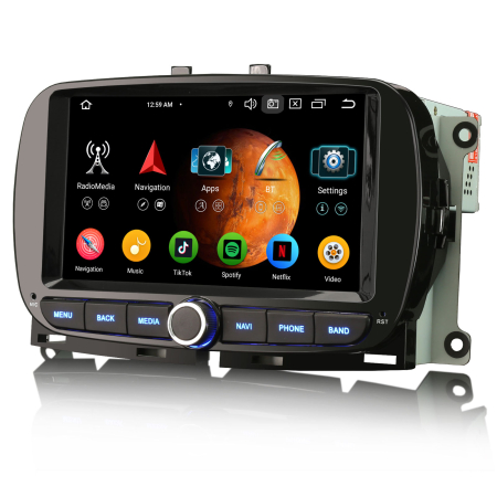 Navigatie auto, Pachet dedicat Fiat 500 500C 500S 500E 2016-2019 and 500 Hybrid  , Android 14 [1]