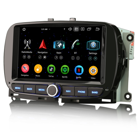 Navigatie auto, Pachet dedicat Fiat 500 500C 500S 500E 2016-2019 and 500 Hybrid  , Android 14 [6]