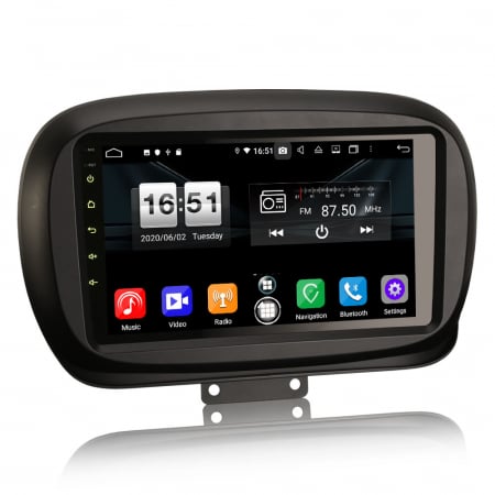 Navigatie auto, Pachet dedicat Fiat 500X 2014, 9 inch,Octa Core, Android 12 [8]