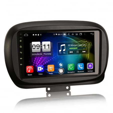 Navigatie auto, Pachet dedicat Fiat 500X 2014, 9 inch,Octa Core, Android 12 [3]