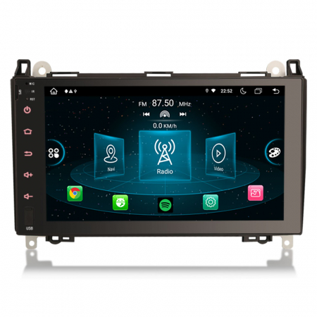 MERCEDES - Navigatie auto, Pachet dedicat Mercedes Benz A/B Class Sprinter Viano Vito Crafter, 9 Inch, Android 11.