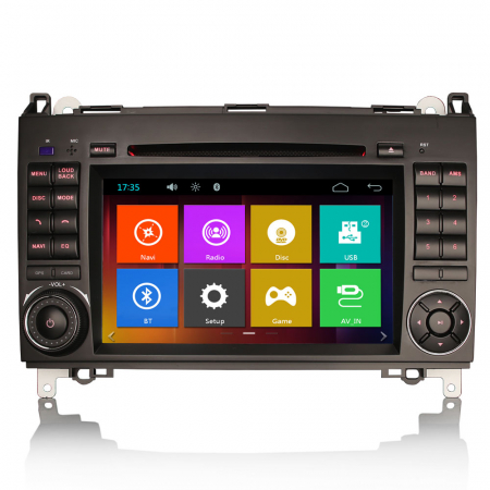 MERCEDES - Navigatie auto, Pachet dedicat Mercedes Benz A/B Class Sprinter Vito Viano, 7 Inch.