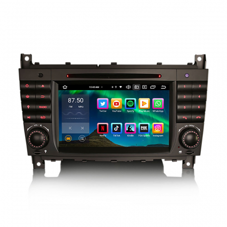 MERCEDES - Navigatie auto, Pachet dedicat Mercedes Benz C-Class CLC W203 CLK W209, Android 13