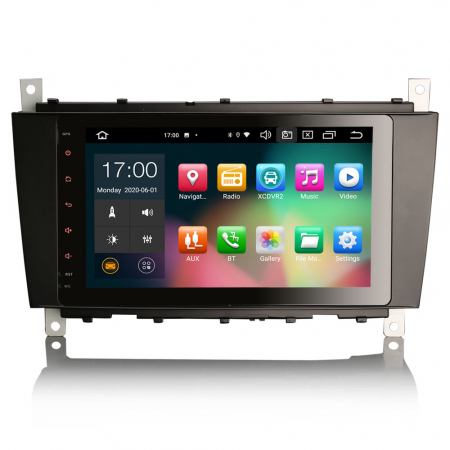 MERCEDES - Navigatie auto, Pachet dedicat Mercedes Benz C-Class W203, Android 10, 8 inch, Octa Core