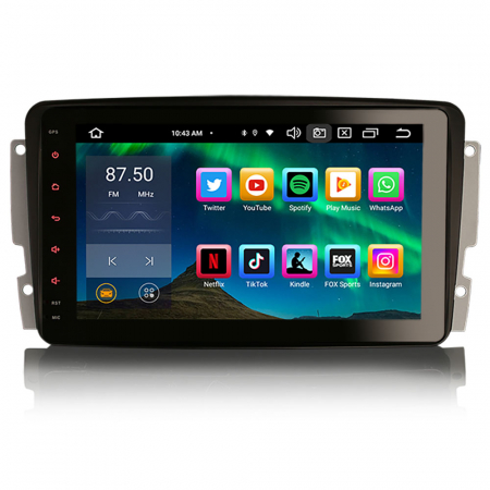 MERCEDES - Navigatie aUTO, Pachet dedicat  Mercedes Benz G-Class W463 C-Class W203 S203 Viano Vito, Android 13