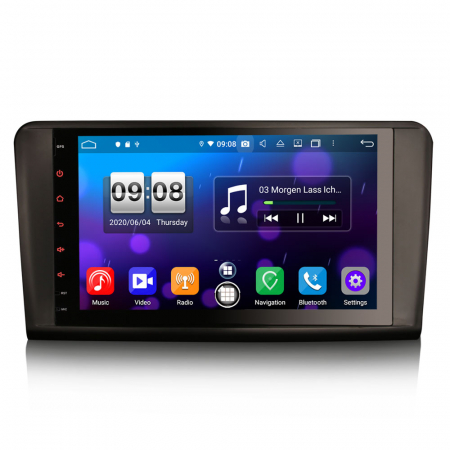 MERCEDES - Navigatie auto, Pachet dedicat Mercedes Benz ML-Class W164 GL-Class X164, Android 10.0, 9 inch, Octa Core