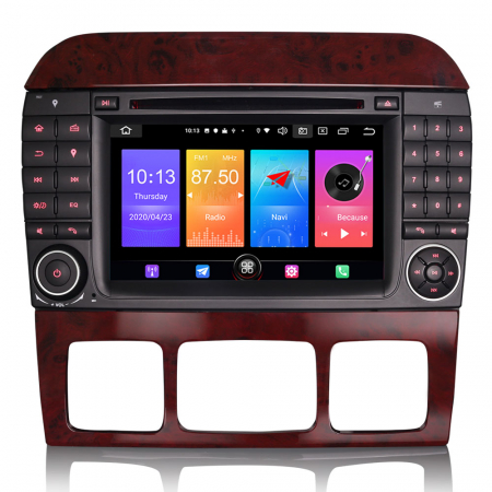 MERCEDES - Navigatie auto, Pachet dedicat Mercedes-Benz S-Class W220 CL-Class W215, Android 10, 7 inch