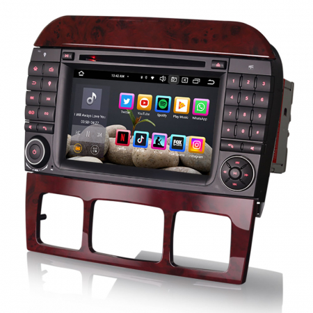 Navigatie auto, Pachet dedicat Mercedes Benz S-Class W220 CL-Class W215, Android 13 [3]