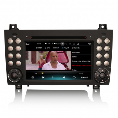 Navigatie auto, Pachet dedicat Mercedes-Benz SLK Class R171 W171 SLK200 SLK28, Android 13, Octa Core, 7 Inch [5]