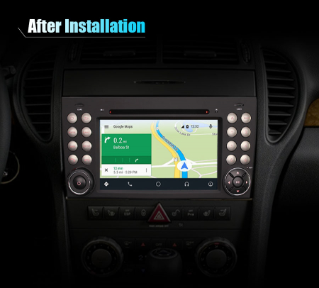 Navigatie auto, Pachet dedicat Mercedes-Benz SLK Class R171 W171 SLK200 SLK28, Android 13, Octa Core, 7 Inch [11]