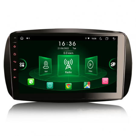 MERCEDES - Navigatie auto, Pachet dedicat  Mercedes-Benz SMART DAB+, 9 Inch, Android 11.