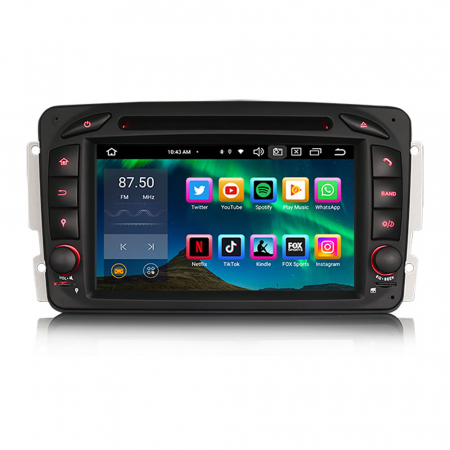 MERCEDES - Navigatie auto, Pachet dedicat Mercedes Benz Viano Vito G-Class W463 C-Class W203 CLK W209, Android 13
