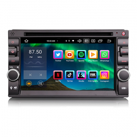 2 DIN - Navigatie auto 2din universal , Pachet dedicat Nissan, 6.2 inch, Android 12