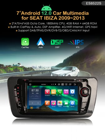 Navigatie auto, Pachet dedicat SEAT IBIZA, Android 13 [8]
