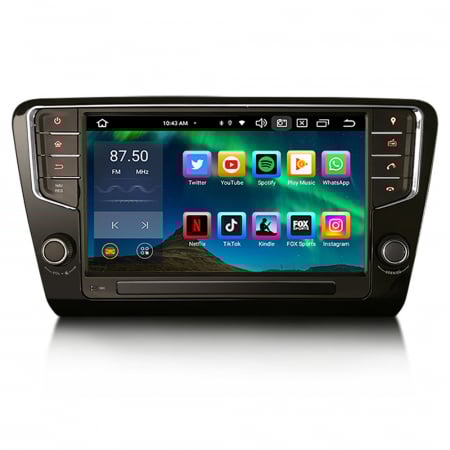 SKODA - Navigatie auto, Pachet dedicat Skoda Octavia MK III , 9 Inch, Android 13