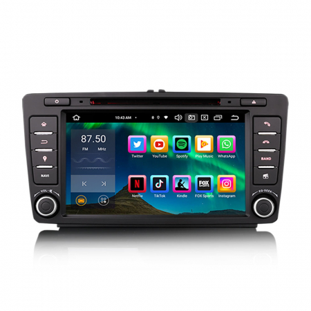 SKODA - Navigatie auto, Pachet dedicat Skoda Octavia Rapid Roomster Superb Yeti , 8 Inch, Android 13