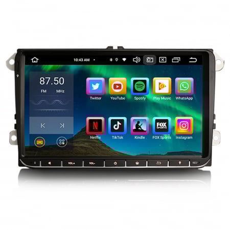 VW/SEAT/SKODA - Navigatie auto, Pachet dedicat SKODA Yeti VW Amarok Crafter Caddy Transporter T6, Android 13