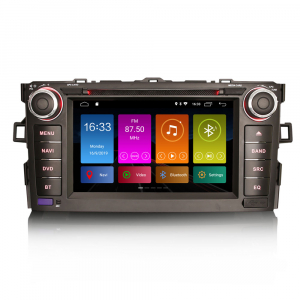 TOYOTA - Navigatie auto, Pachet dedicat TOYOTA AURIS COROLLA ALTI,7 inch, Android 10, GPS, WIFI, DAB+,DVD,  2GB RAM, 16GB memorie interna
