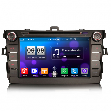 TOYOTA - Navigatie auto, Pachet dedicat Toyota COROLLA E140 E150 ,8 inch, Android 11, Octa Core