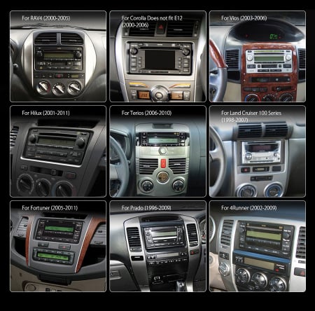 Navigatie auto, Pachet dedicat Toyota Corolla RAV4 Terios, 7 inch, Android 13 [11]