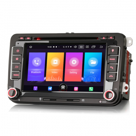 Navigatie auto, Pachet dedicat VW Amarok EOS Passat CC Golf 5/6 Jetta SEAT Touran SKODA ,7 inch, Android 10 [1]