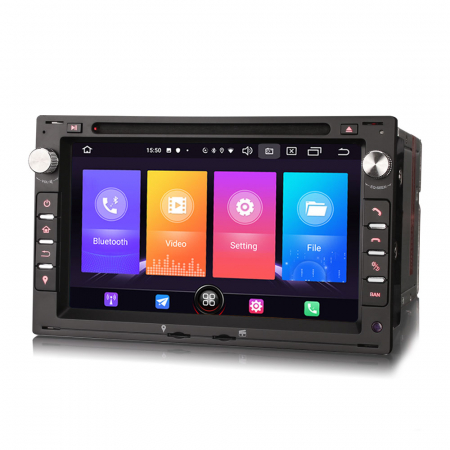 Navigatie auto, Pachet dedicat VW Bora Polo Passat Tiguan T5 Multivan Seat Jetta, Android 11, 7 inch [1]