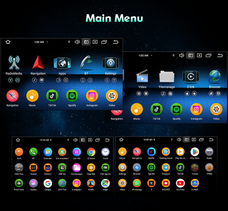 Navigatie auto, Pachet dedicat VW Golf Plus Jetta V Bora EOS Seat Alhambra Skoda Superb, Android 14 [15]