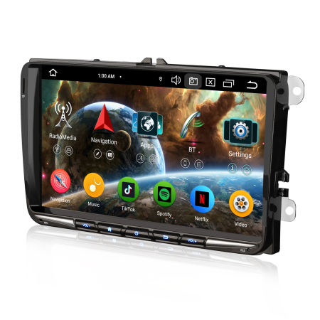 Navigatie auto, Pachet dedicat VW Golf Plus Jetta V Bora EOS Seat Alhambra Skoda Superb, Android 14 [5]