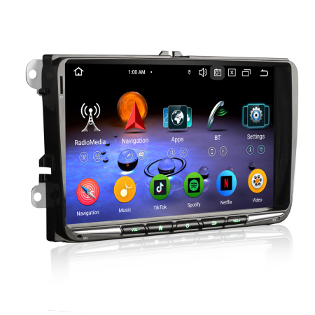 Navigatie auto, Pachet dedicat VW Golf Plus Jetta V Bora EOS Seat Alhambra Skoda Superb, Android 14 [4]