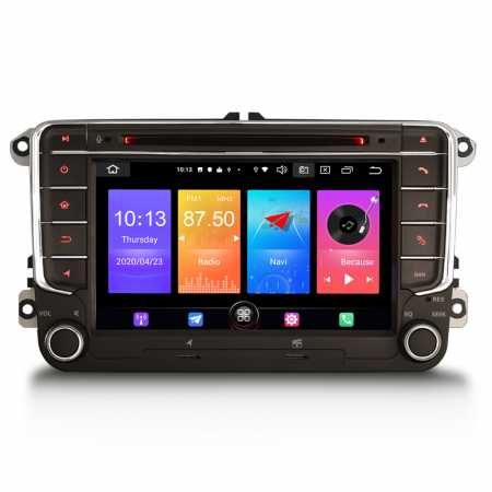 VW/SEAT/SKODA - Navigatie auto, Pachet dedicat VW Skoda Seat,7 inch, Android 10