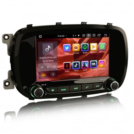 Navigatie auto, Pachet dedicatFiat 500X, Android 13, 7 inch [4]