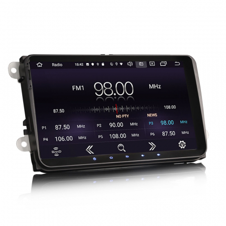 Navigatie auto, VW EOS Golf 5/6 Polo Passat Tiguan T5 Multivan Seat, 9 inch, Android 10 [6]