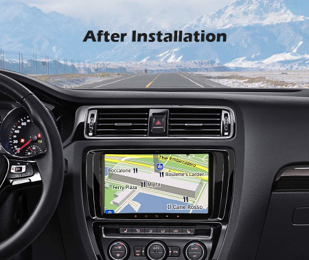 Navigatie auto, VW EOS Golf 5/6 Polo Passat Tiguan T5 Multivan Seat, 9 inch, Android 10 [11]