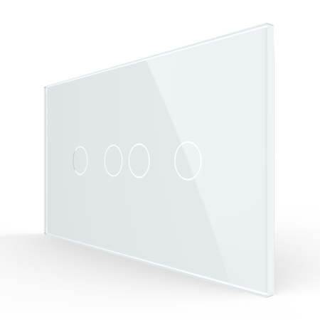 Livolo - Accesorii - Panou intrerupator dublu + dublu pentru doza 4M