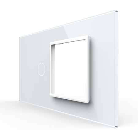 Panou pentru intrerupator simplu + rama priza simpla 4M [3]