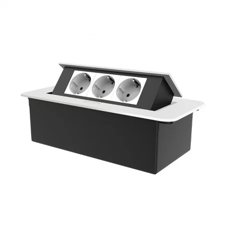 Priză ascunsă pentru masă de tip pop-up, capac din aliaj de aluminiu, Livolo