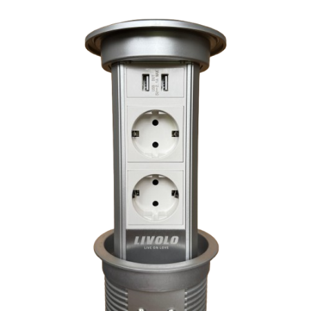 Priza retractabila inteligenta 2 x Schuko + 2 x USB [2]