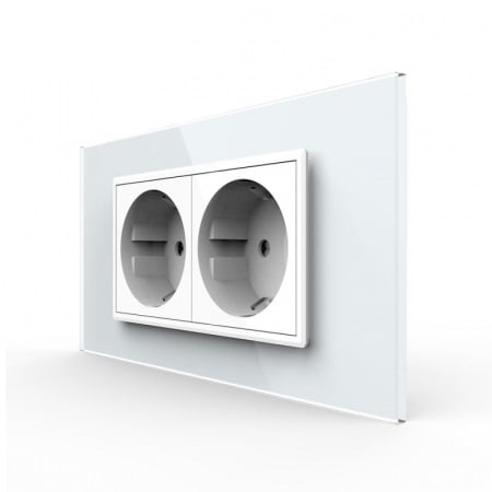 Livolo - Prize - Priza Schuko dubla, standard italian/modular 4M