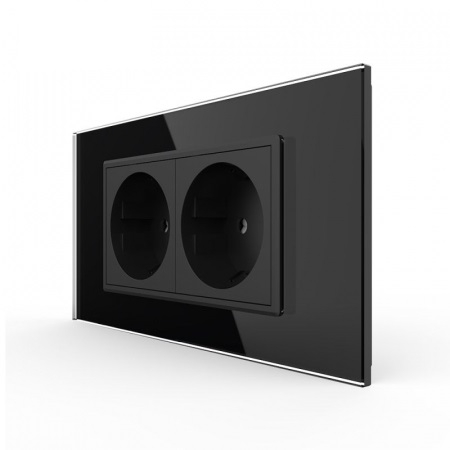 Priza Schuko dubla, standard italian/modular 4M [3]