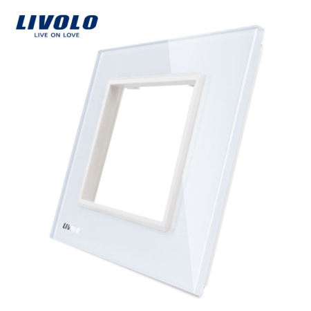 Livolo - Accesorii - Rama priza simpla Livolo din sticla