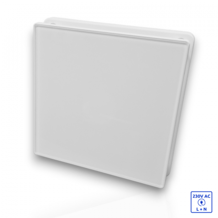 Generatia Noua - Ventilator cu panou din sticla, Alb