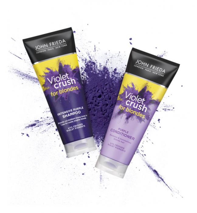 Sampon nuantator pentru par blond John Frieda Violet Crush Purple Shampoo 250 Ml [1]